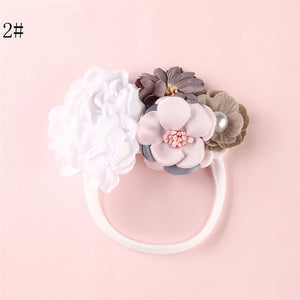BalleenShiny Fashion Florals Headband For Newborn Babies