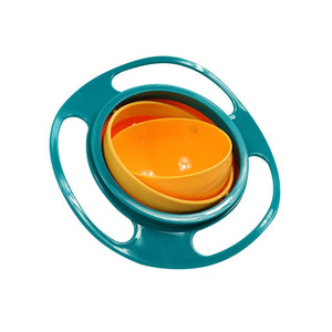Magic Bowl 360 Rotate Spill-Proof Infants Toddler Baby Kids Training Feeding Bowl Practice Feeding Spill no spill